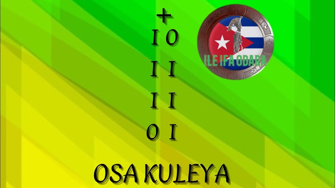 OSA KULEYA (OGUNDA).LA BIBLIOTECA DE IFA.#ODDUNDEIFA #OSAKULEYA #IFA