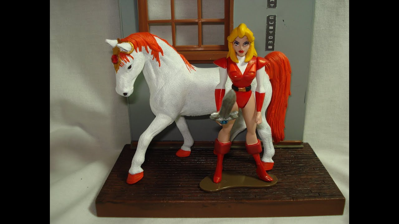 Custom JLU STYLE ADORA & SPIRIT Justice league unlimited masters of the universe by hkc