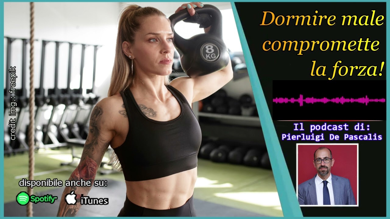 Dormire male compromette la forza muscolare