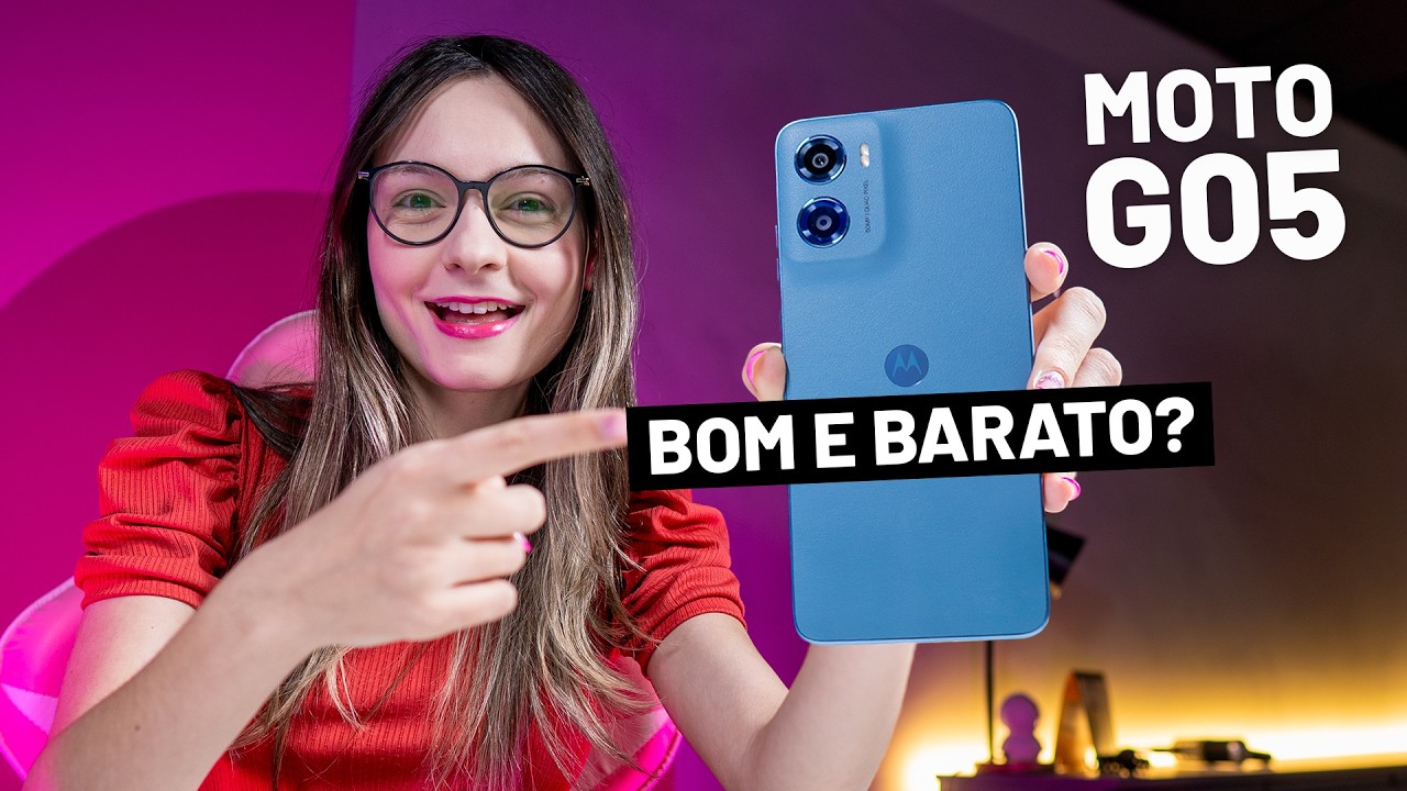 Moto G05 - O BARATINHO da MOTOROLA vale a pena?