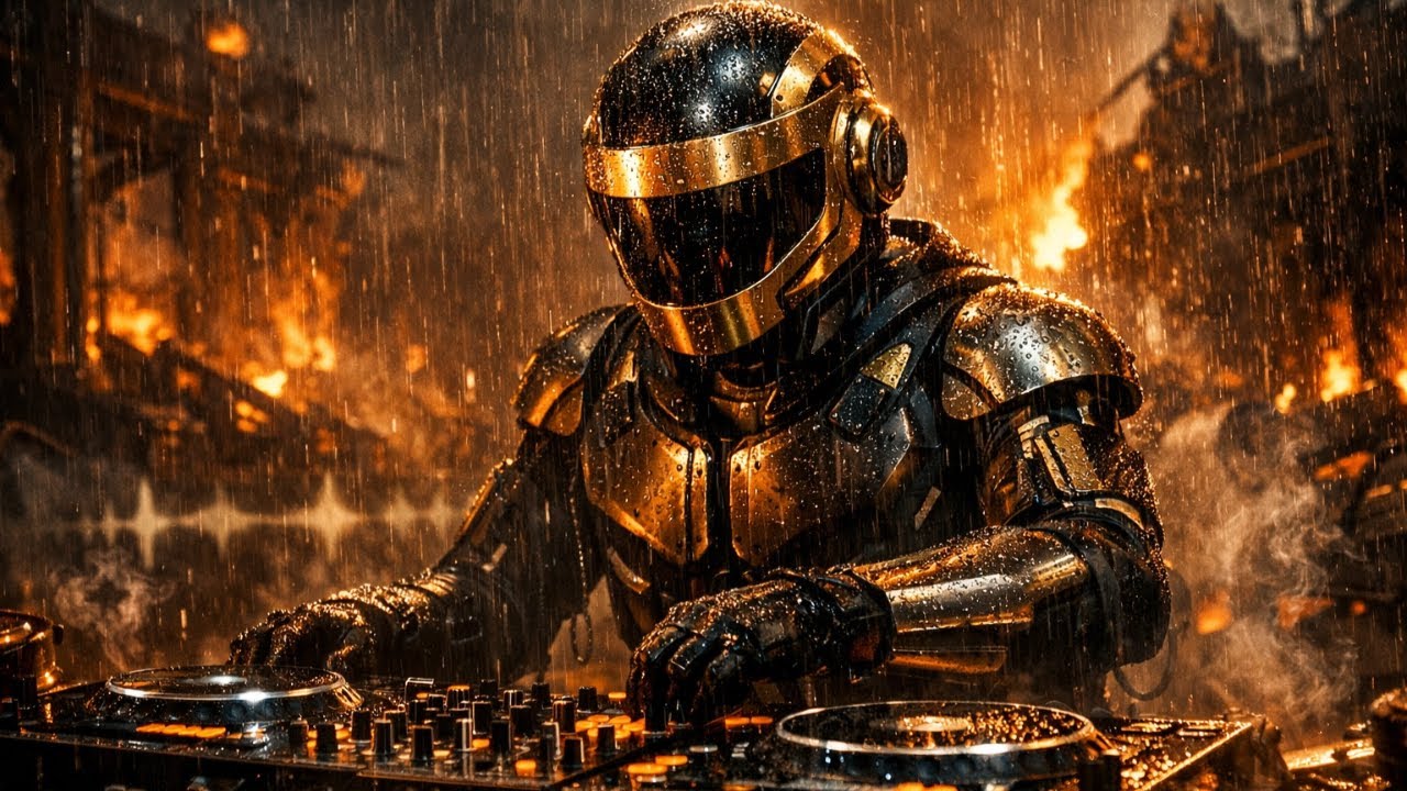 Robot Disco Club – Rain Over Broken Circuits | Futuristic Electronic Mix