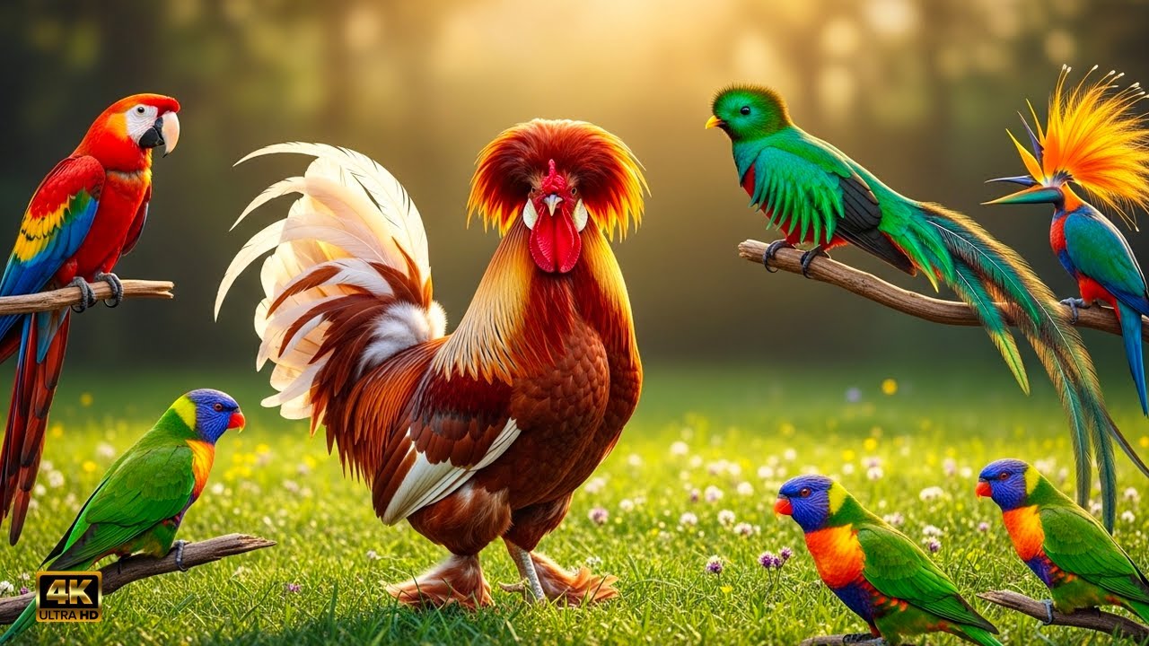 🕊️Топ-100 звуков птиц из природы 🌿 Успокаивающее аудио для сна и расслабления | ASMR 4K