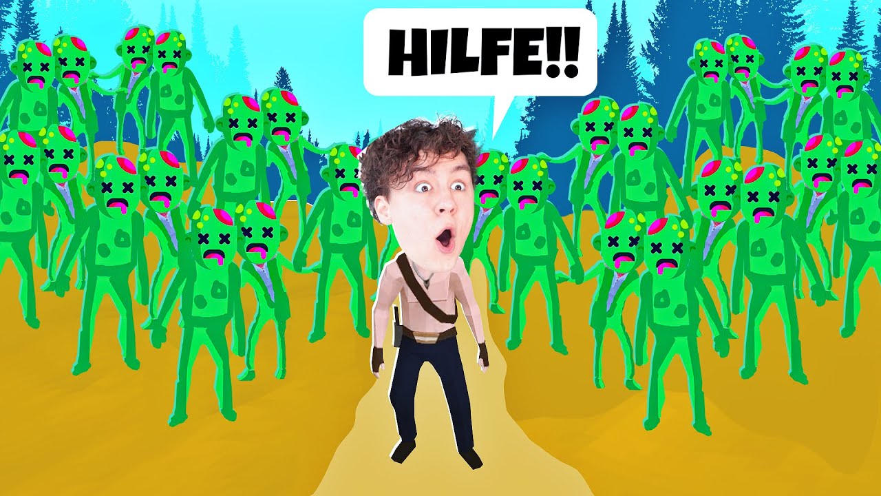 ÜBERLEBE 1 TAG in der WILDNIS!! - Zombie Survival 3D