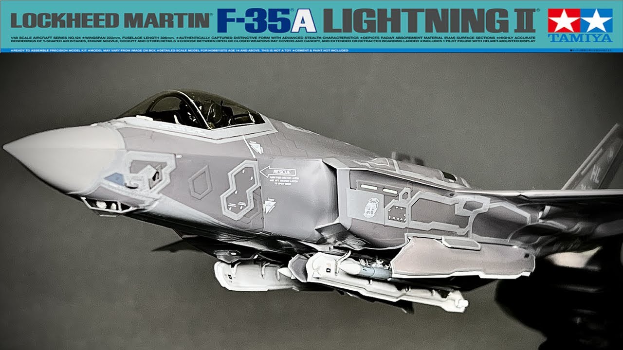 TAMIYA 1/48 F-35A [Full Build]