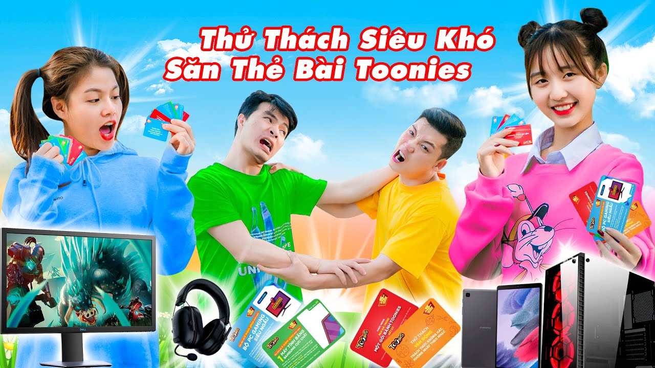 Thử Thách Siêu Khó Săn Thẻ Bài Toonies Để Nhận Được Phần Quà Cây Máy Tinh Trị Giá 60tr - Táo Xanh TV