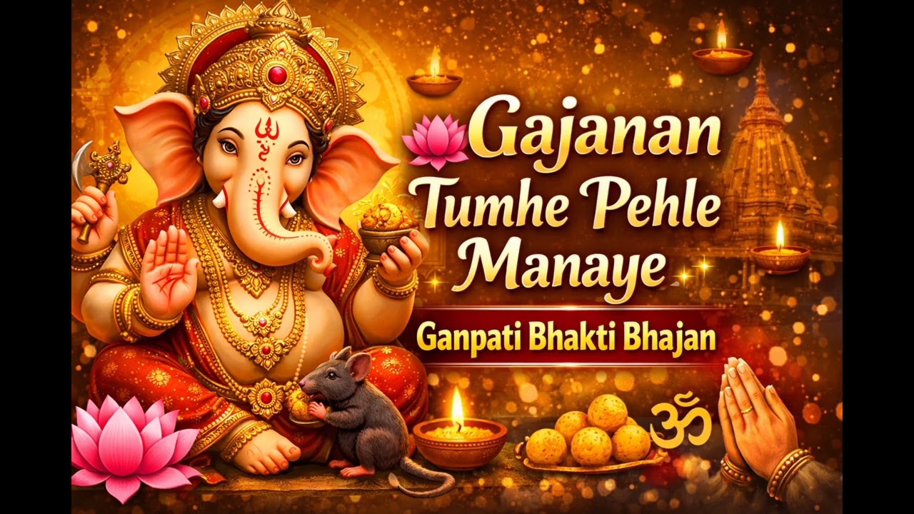 🙏 Gajanan Tumhe Pehle Manaye | Ganpati Bhakti Bhajan | Beautiful Ganesh Bhajan 2026