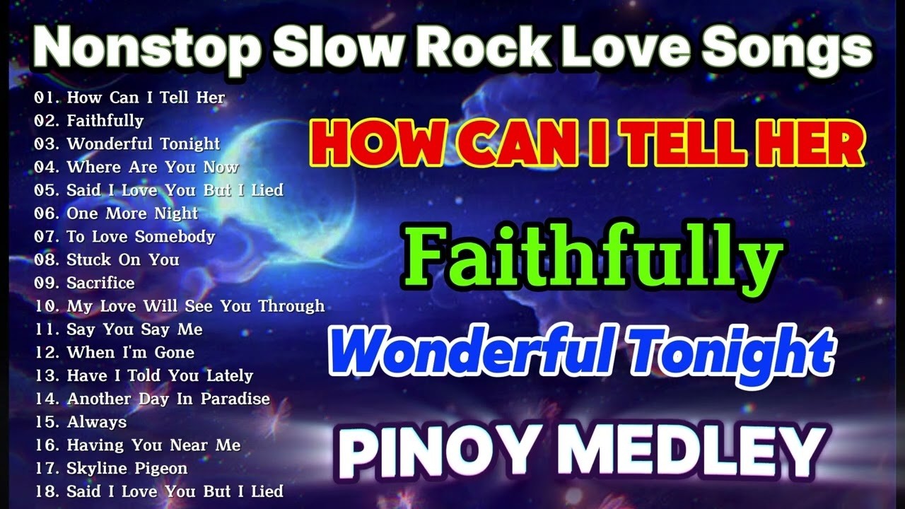 Air Supply, U2, Scorpions, Bon jovi, Guns N Roses, Aerosmith📀Slow Rock Love Song Nonstop 70s 80s 90