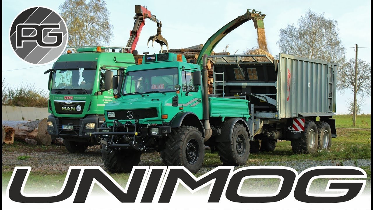 ⭐UNIMOG 2400 und 2100 Hackschnitzel fahren im Sauerland⭐