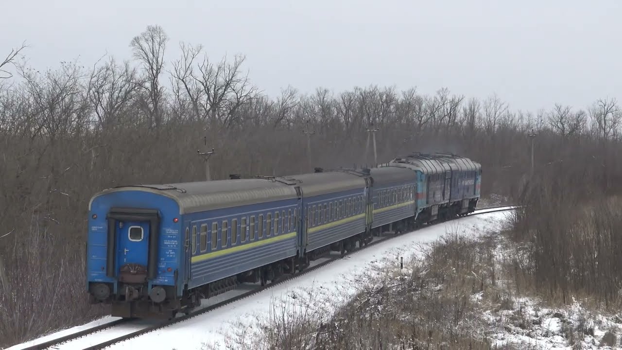 2ТЭ116-1315 [УЗ-CFM] Passenger train | Пассажирский поезд