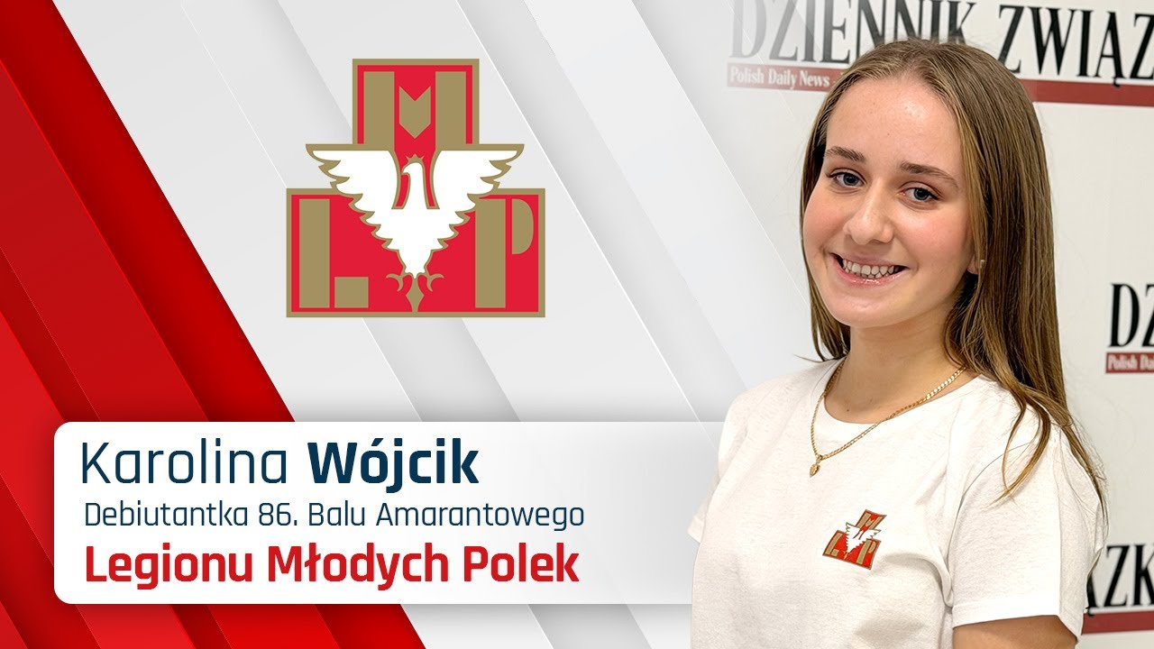 𝐊𝐚𝐫𝐨𝐥𝐢𝐧𝐚 𝐖𝐨́𝐣𝐜𝐢𝐤 - Debiutantka 86. Balu Amarantowego Legionu Młodych Polek
