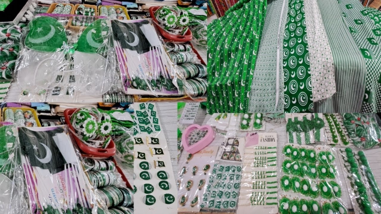 14 August Accessories | Atlas Fabric G-13/1 Islamabad | Independence Day Shopping