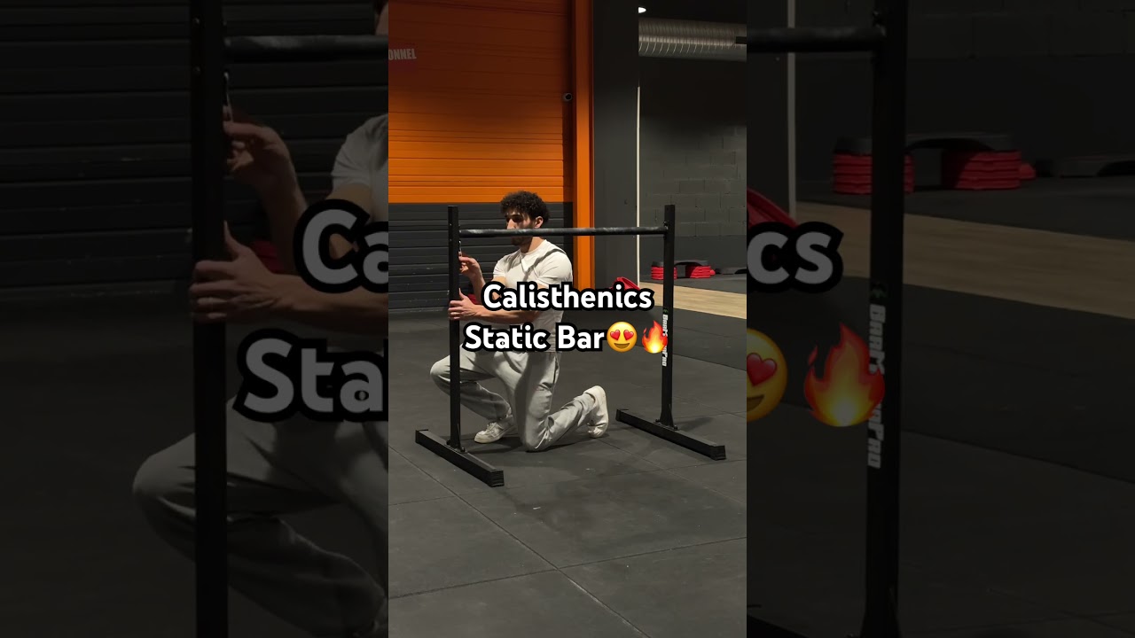 Easy to assemble 🔥✅ #calisthenics #staticbar #streetworkout #frontlever #planche #gymrat