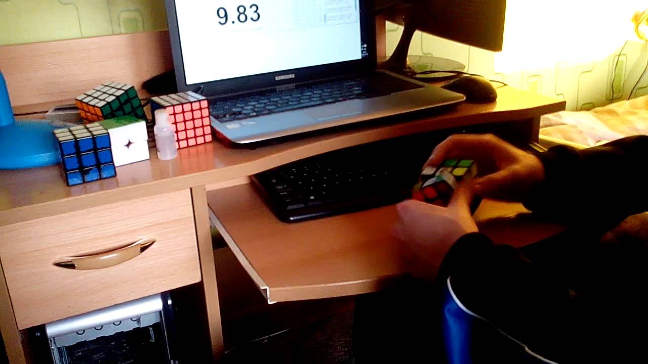 12.93 One handed avg of 5, 9.83 single