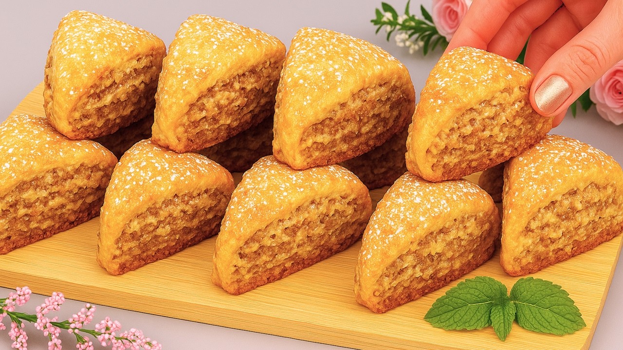 Невероятно вкусное и быстрое печенье! Всего за несколько минут! Идеальная выпечка к чаю.