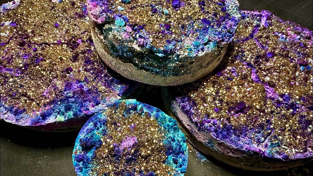 ✨ mudpies + reforming ✨ asmr gymchalk, cornstarch & glitter • asmr tingle sounds • sleep aid