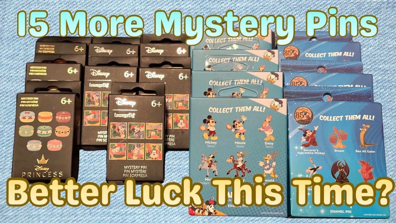 Disney Mystery Pin Unboxing! Box Lunch Pins | Pin Trading