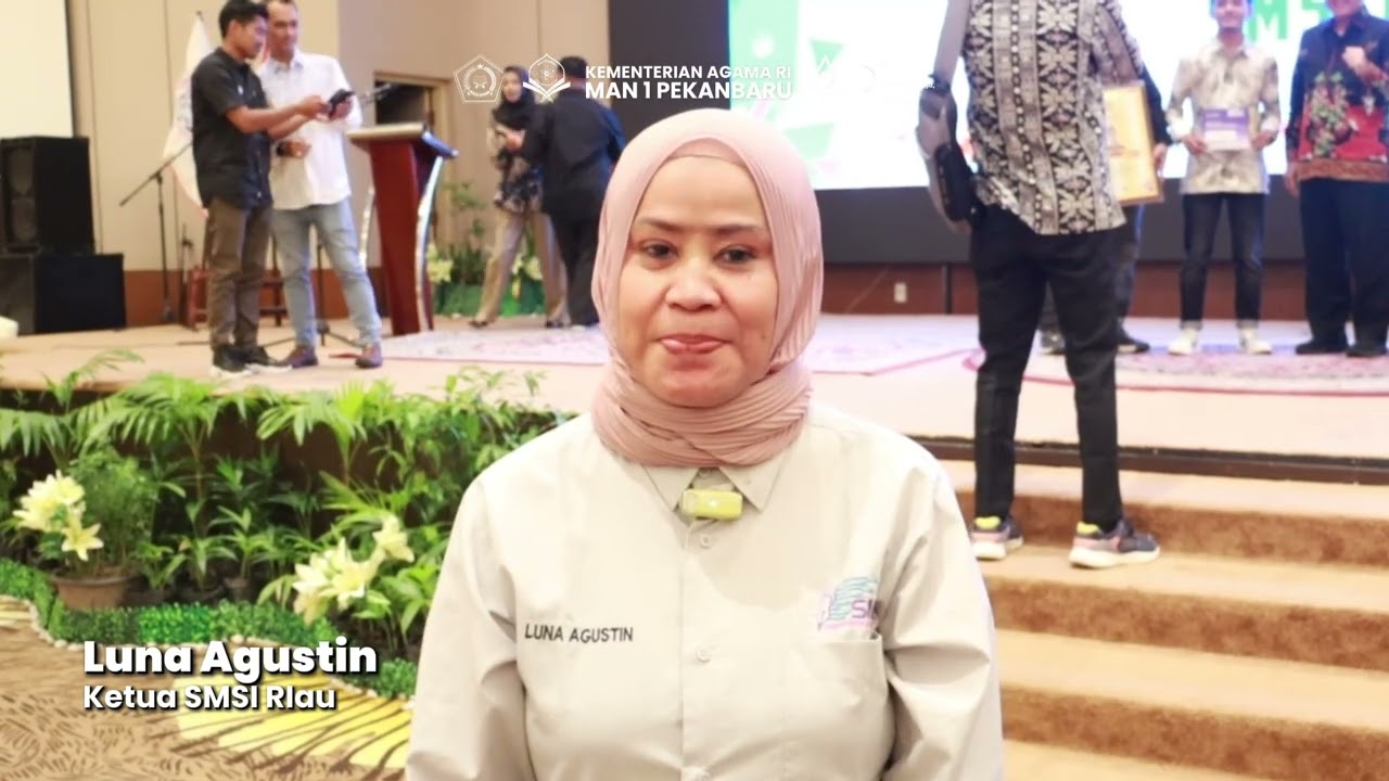Ucapan selamat dari Ketua SMSI Riau atas Anugerah Media Sekolah Terbaik se-Riau Tahun 2025