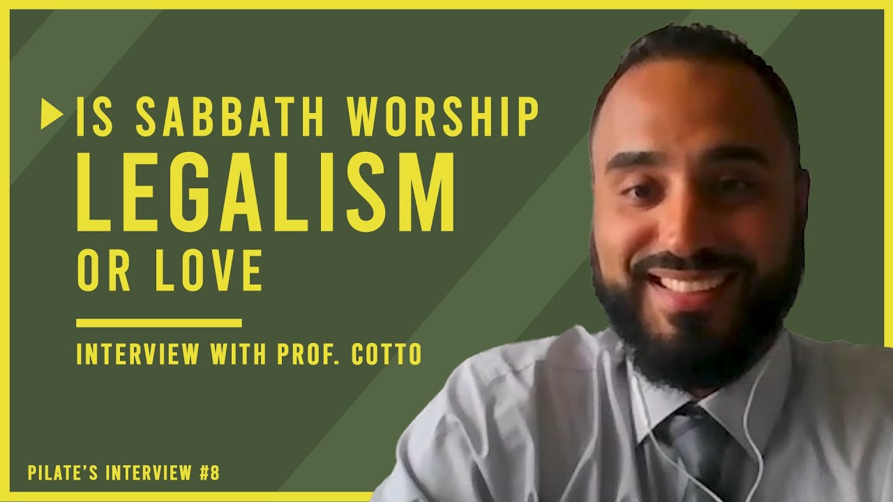 Is Sabbath Worship LOVE or LEGALISM?:Interview with Prof. Edwin Cotto from Adventist Defense League