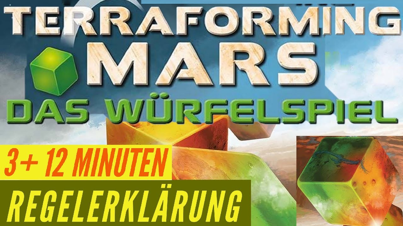 Terraforming Mars Würfelspiel Anleitung Regeln Erklärung - Dice Game