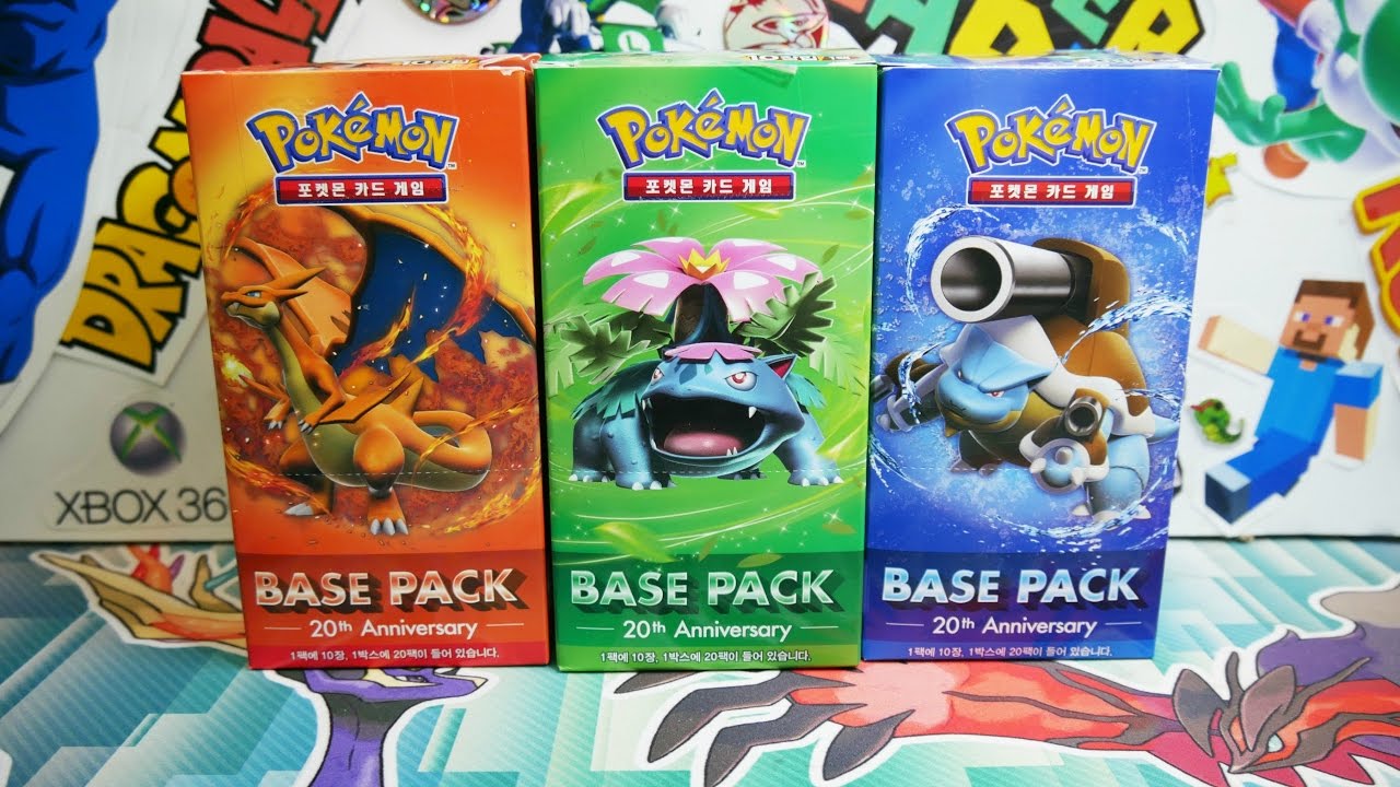OPENING A POKEMON EVOLUTIONS BASE SET BOOSTER BOX !!!!KOREAN???