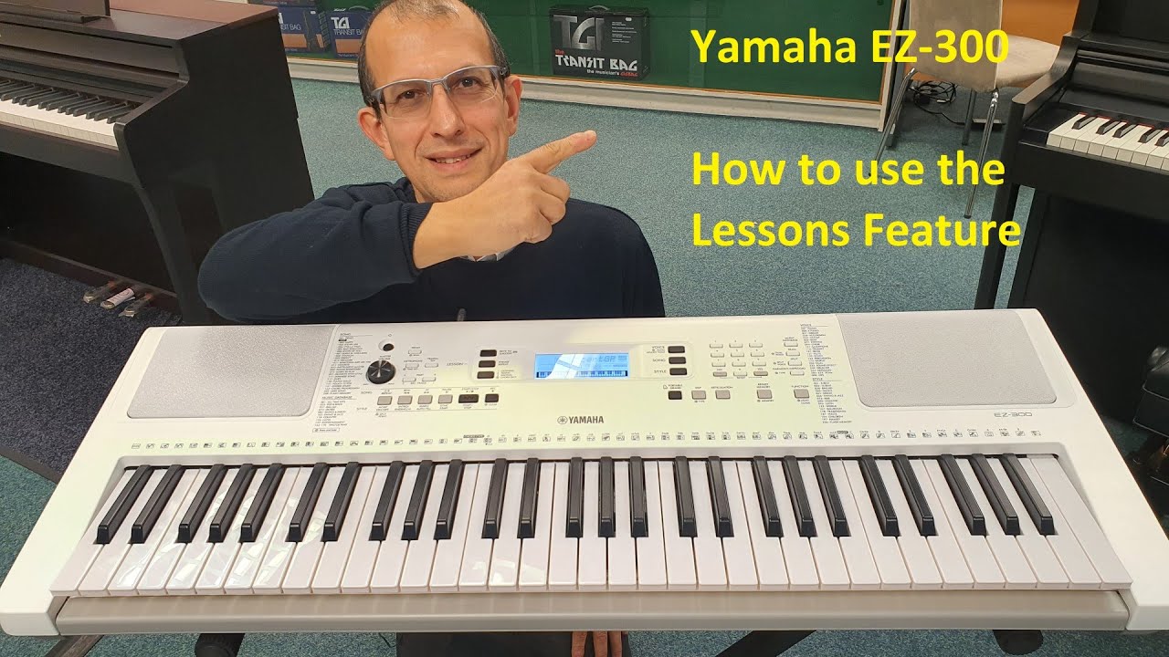 Клавиатура Yamaha PSR-EZ300 | Как использовать функцию уроков | Rimmers Music