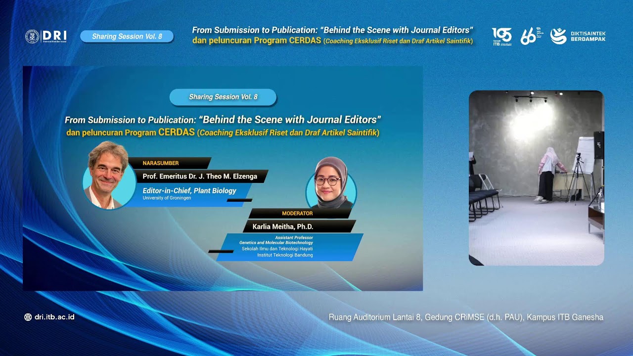 From Submission to Publication: “Behind the Scene with Journal Editors”