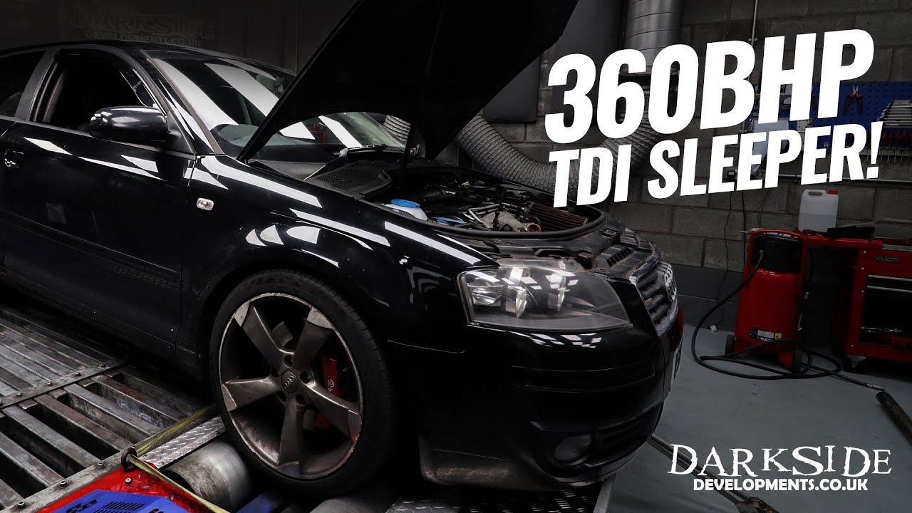 360 л.с. - 520 футов/фунтов AUDI A3 2.0 TDI BKD Модернизации - Darkside Developments