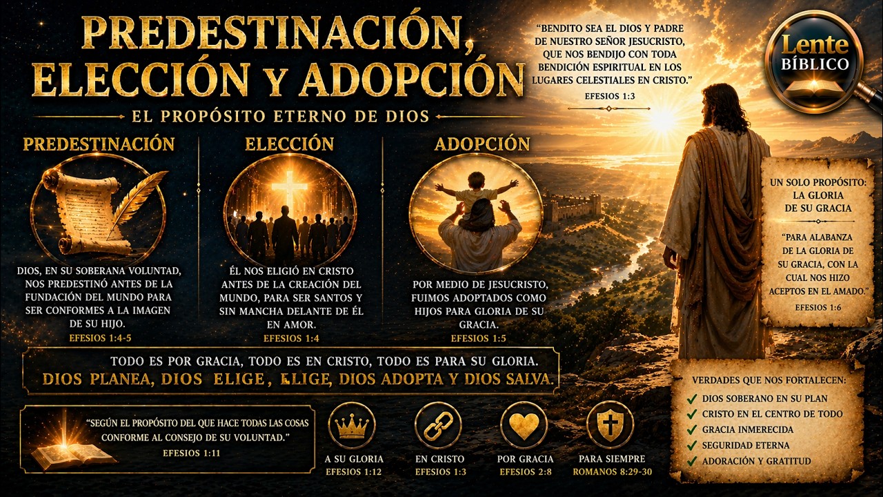 PREDESTINACIÓN, ELECCIÓN Y ADOPCIÓN (LIVE ON TIKTOK) LENTE BÍBLICO