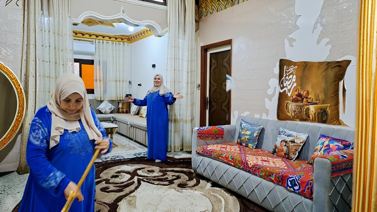 هلت روايح رمضان 🌙⭐سبتها كتير بس خلاص جات وقتها💪 روتين في بيتى لاستقبال رمضان 🌙⭐