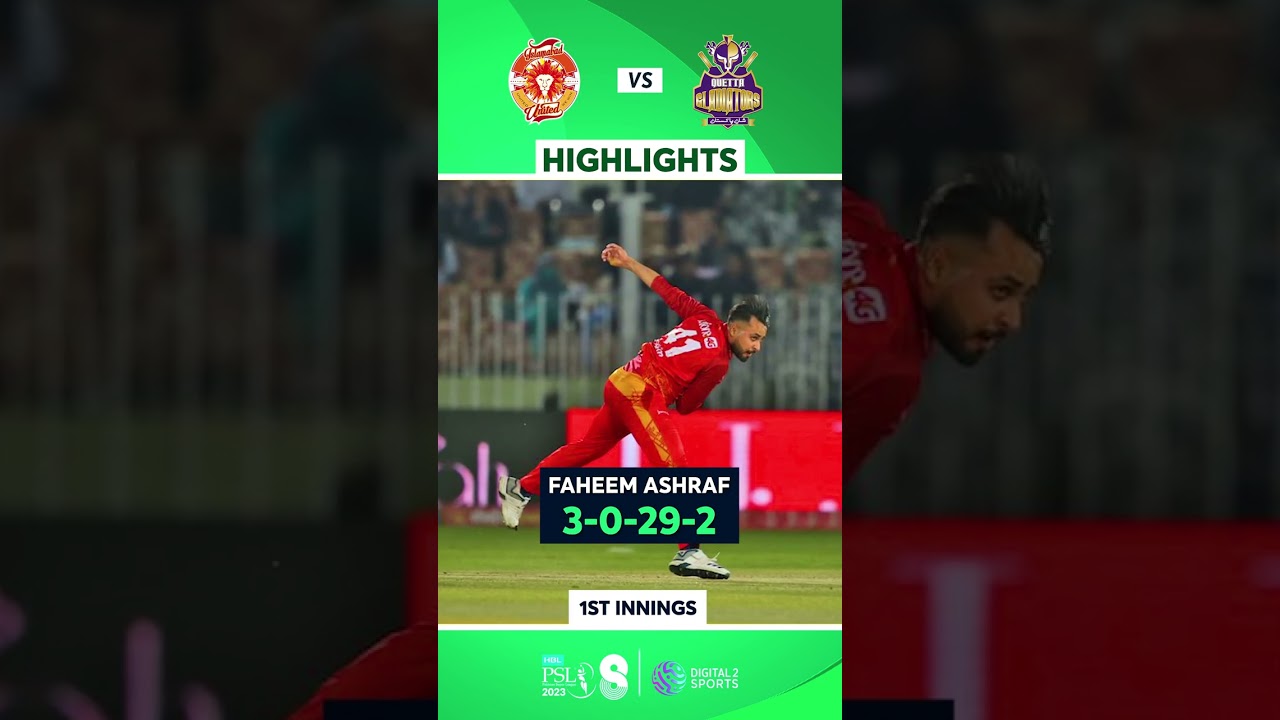 Islamabad United vs Quetta Gladiators | Match 21 Highlights | 