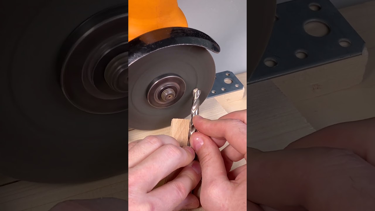 How to sharpen an old drill bit! #shorts