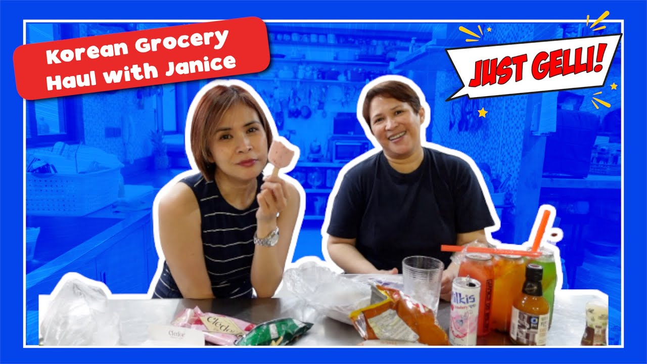 Korean Grocery Haul with Janice - Gelli de Belen Vlogs