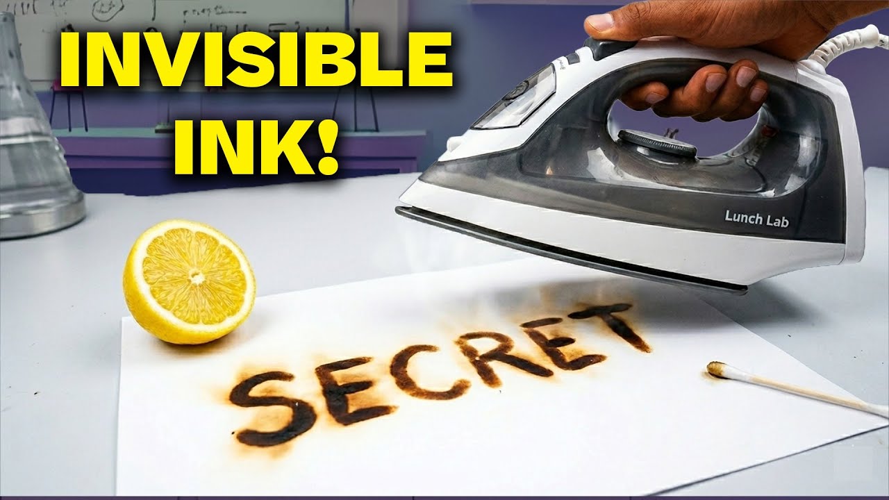 Make A Secret Letter with Lemon Juice