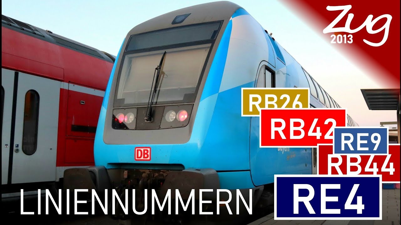 Liniennummer im Regionalverkehr - Jetzt auch in Bayern | Zug2013