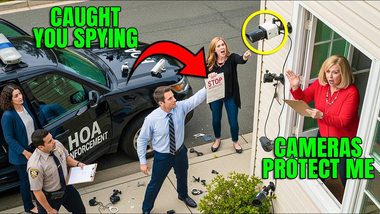 HOA Karen Installed Cameras Facing My Wife’s Bedroom Window — Now She’s Losing Her House to Us