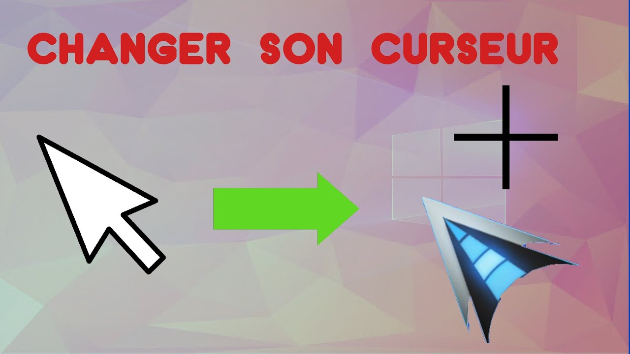 TUTO - COMMENT METTRE UN CURSEUR PERSONALIS&Eacute; SUR WINDOWS 10/8/7 + PACK DE CURSEURS(curseur en croix)
