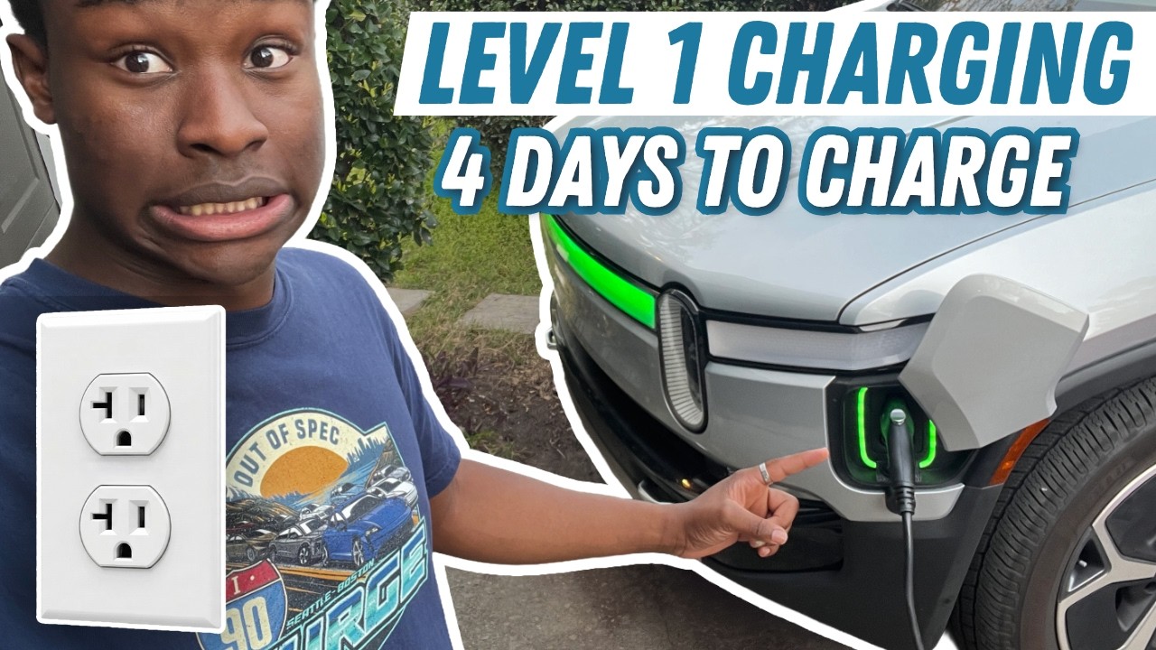 I Only Charge My Rivian R1T With A 120V Wall Outlet! Here Is My Experience