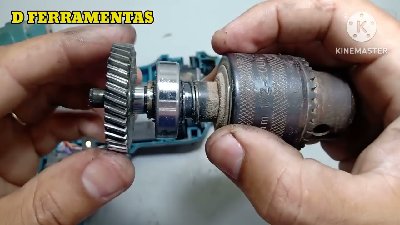 FURADEIRA MAKITA M0801 ( Trocando a engrenagem ).