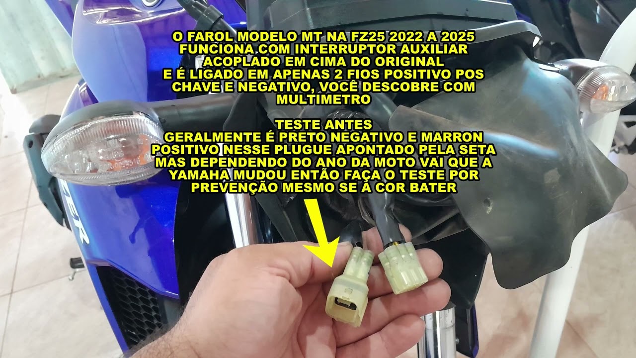 COMO MUDAR A FRENTE DA FZ25 2022 2023 2024