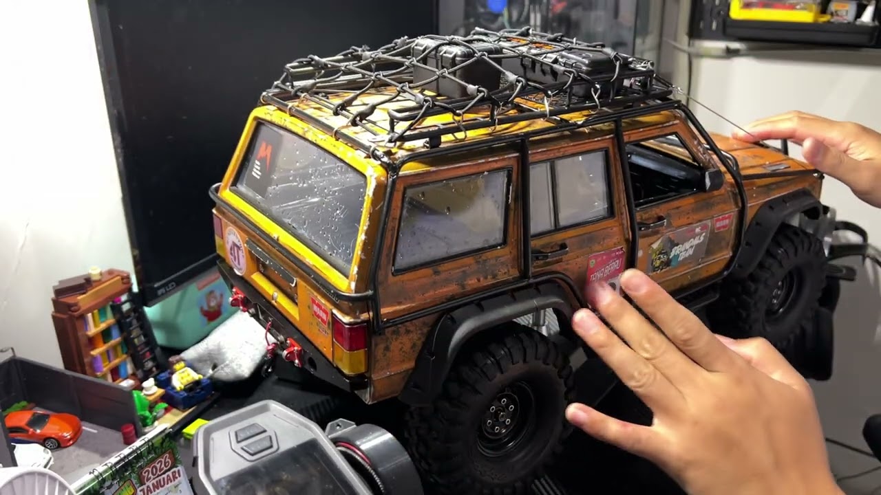 Review singkat RC Cherokee 🚗 || #rcscale #rcoffroad #rcadventure #rccherokee #rccars