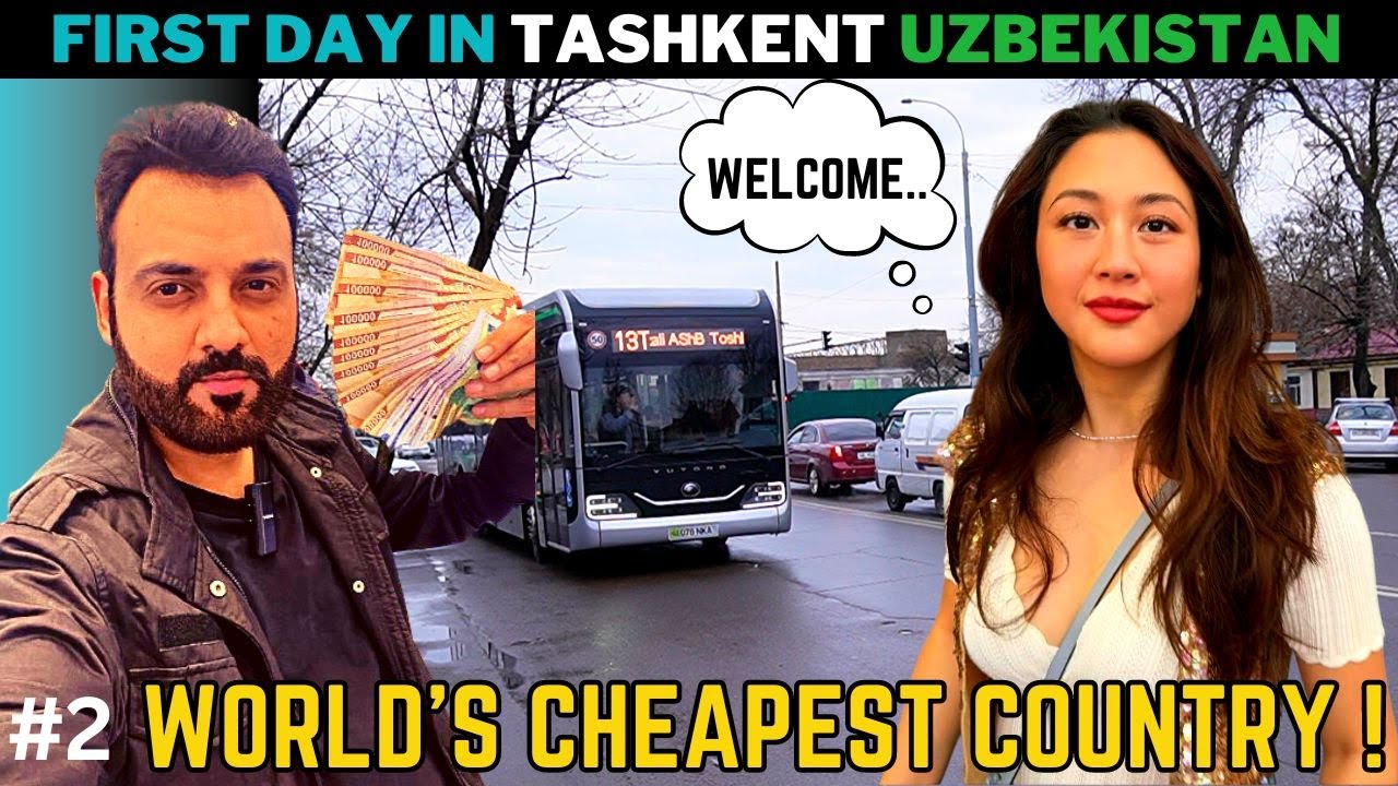 The World’s Cheapest Country? MY FIRST DAY IN TASHKENT UZBEKISTAN |  UZBEKISTAN VLOG |