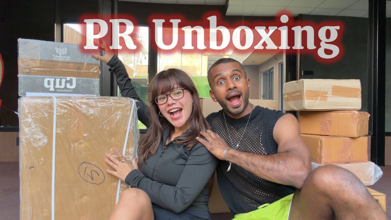 Unboxing ALL Our PR Packages 📦 