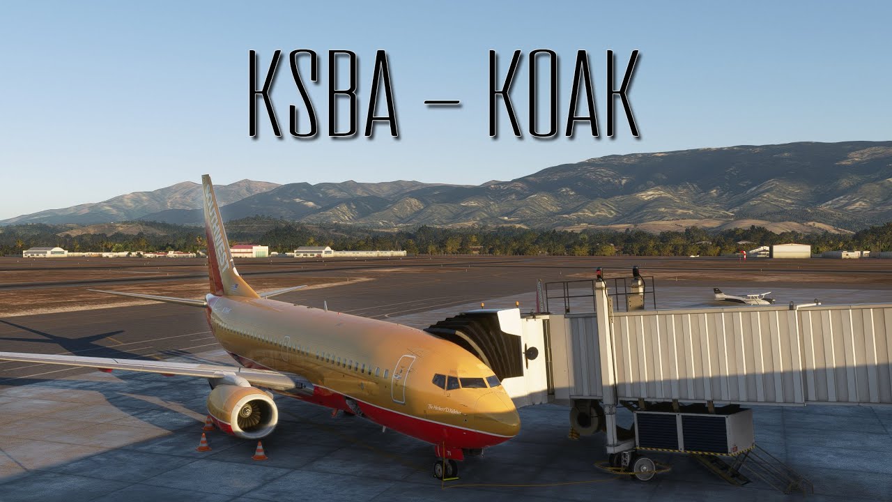 Southwest Airlines KSNA to KOAK Full Flight (MSFS2020)