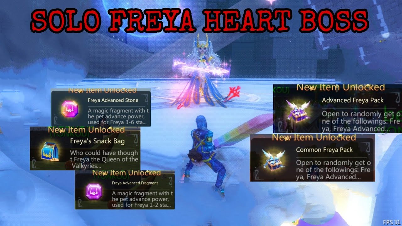 SOLO HEART BOSS FREYA // NEW BOSS HEART // UTOPIA ORIGIN