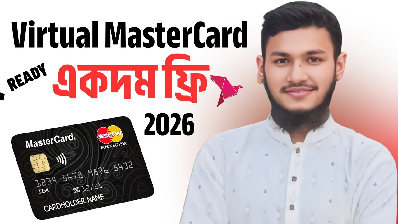 Free Virtual MasterCard 2026 || Free Virtual Card | Dual Currency Card | Ready App