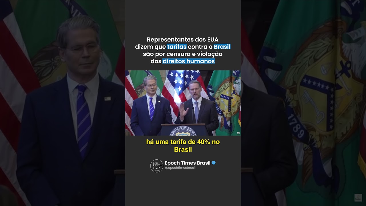 Representantes dos EUA: Tarifas contra o Brasil s&atilde;o por censura e viola&ccedil;&atilde;o dos direitos humanos