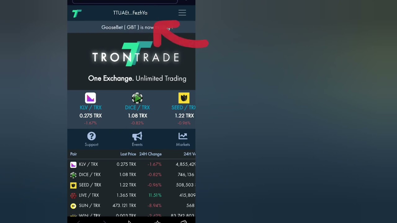 #ТРОНТРЕЙД с кошелька #КЛЕВЕР ! #TRONTRADE #wallet #KLEVER !