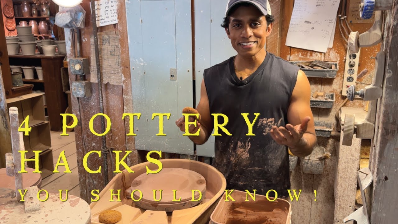 4 POTTERY HACKS YOU SHOULD KNOW! With Rajiv Surendra and Guy Wolff