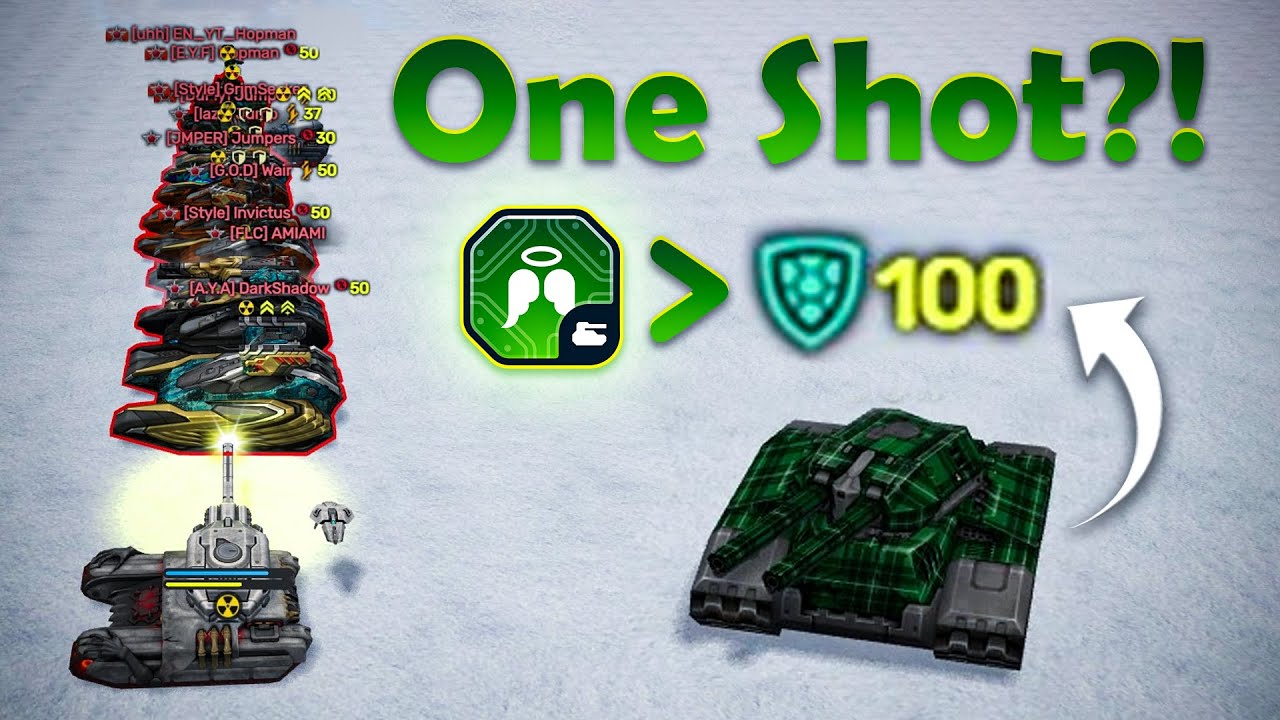 Tanki Online - Kill Godmode_ON In One Shot?! | Special Video!!