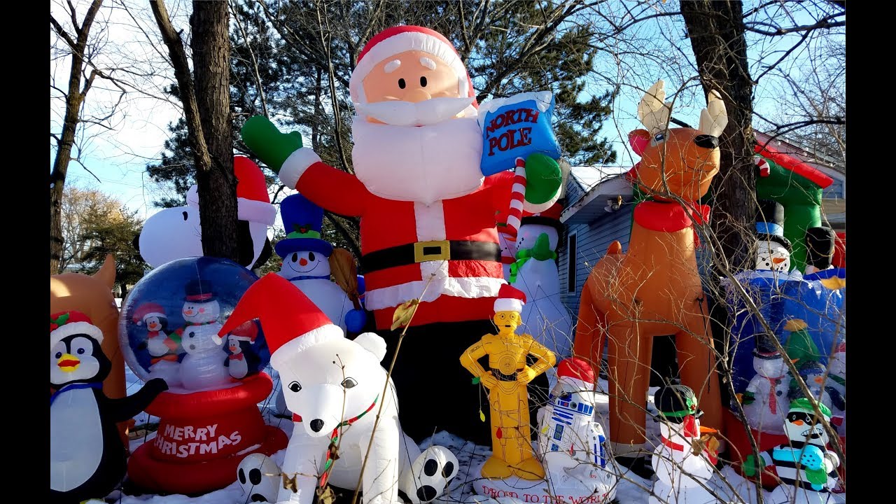 INSANE Christmas Inflatable Decorations! 2nd Edition | StewarTV